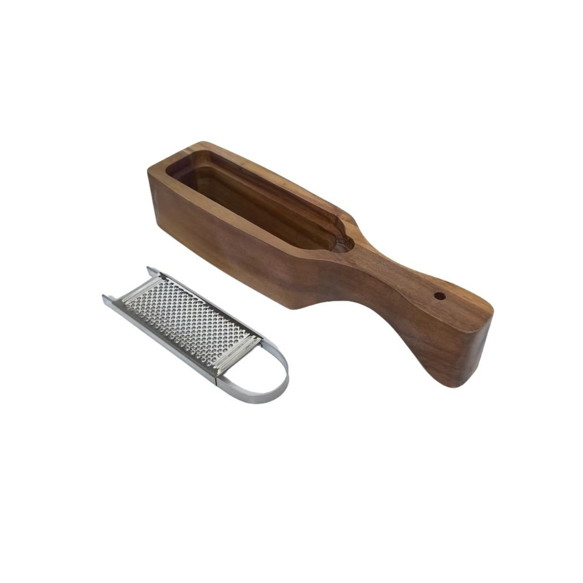 Marev Acacia Wood Tabletop Grater - Cheese, Ginger & Radish