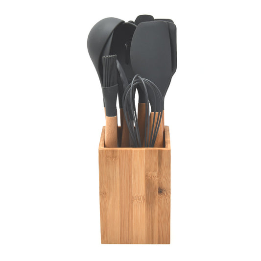 Verona Silicone & Wood Kitchen Utensil Set