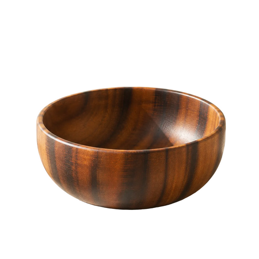 Solène Wooden Acacia Salad Bowl