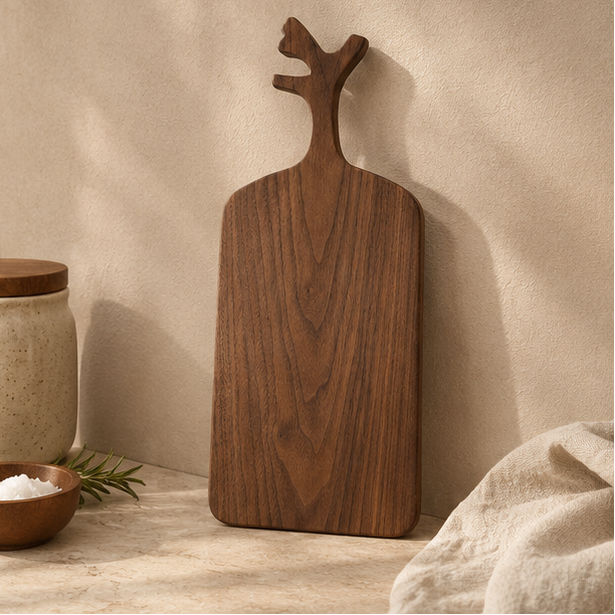Daven Antler Walnut Serving Board