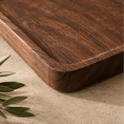 Ardenne North American Walnut Wood Large Square Serving Tray