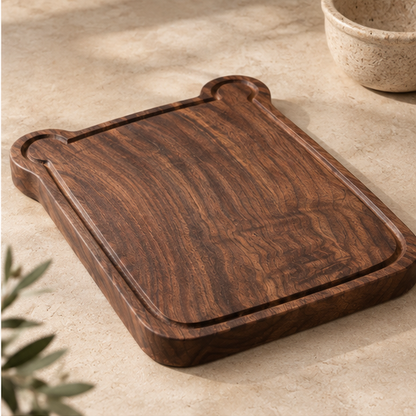 Solen North American Walnut Wood Panda Cutting Board
